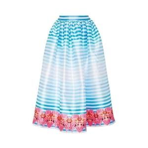 Manish Arora - Pleated Print A-Line Skirt - L